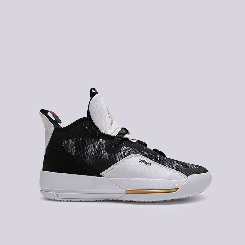 мужские черные баскетбольные кроссовки Jordan 33 AQ8830-016 - цена, описание, фото 1